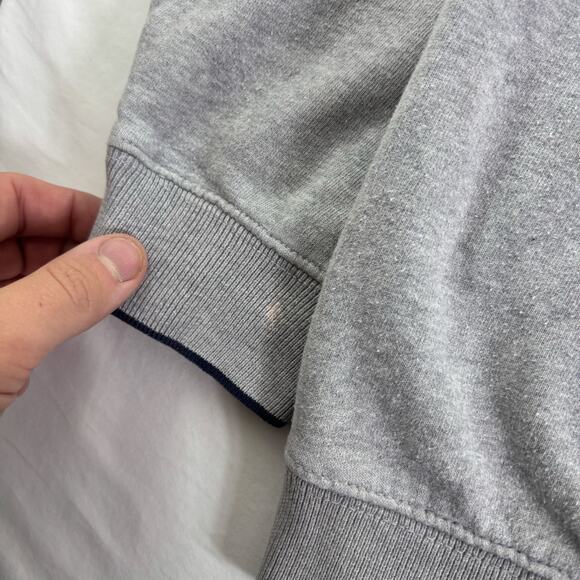 Vintage Croft and Barrow America Crewneck Sweatshirt Men Medium Embroidered Grey - Picture 5 of 7